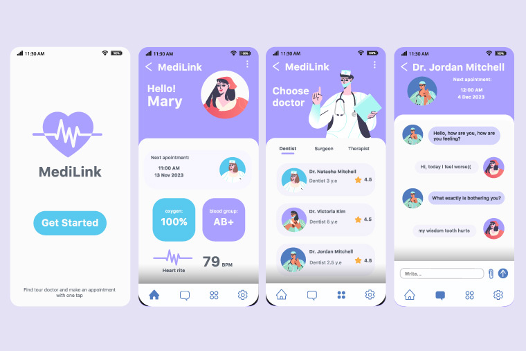 Medical UX UI at ScanDesignz