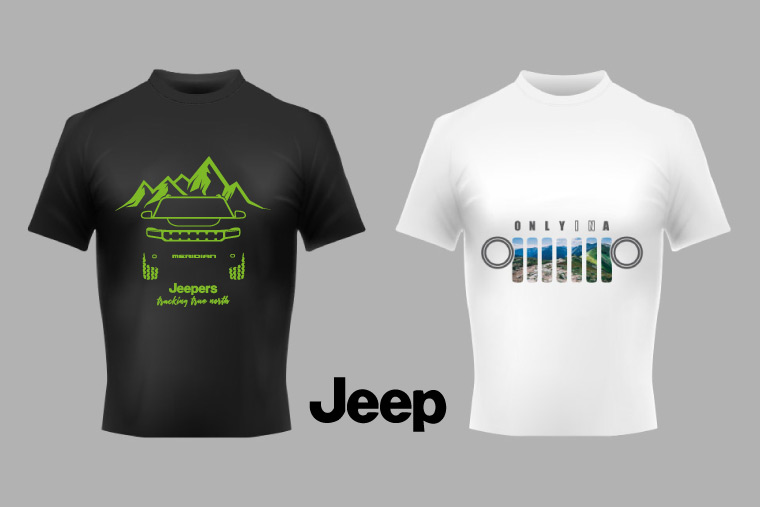 jeep t-shirt at ScanDesignz